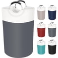 thumbnail image 1 of 75L Laundry Basket, Freestanding Laundry Hamper, Collapsible Dirty Clothes Hamper,  Fabric with  Protected  Handles for College, Dorm, Family (Gray), 1 of 7