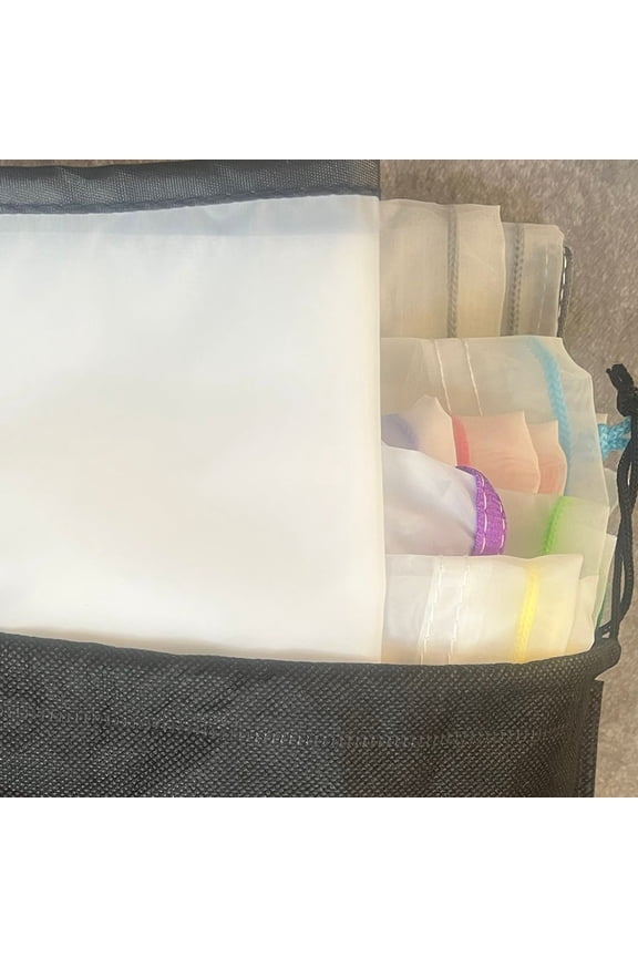 75L Nylon Mesh 20-Gallon Drwstring Bags 8Pieces Per Lot Different Color Different Mesh Number (2x5--4x5--7x3--9x0--1x2x0--1x6x0--1x9x0--2x2x0-micron)