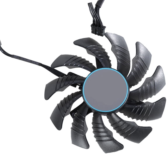 75MM T128010SU GPU Cooling Fan Replacement for RX6700XT 6600XT Graphics Card Video Card Radiator Efficient