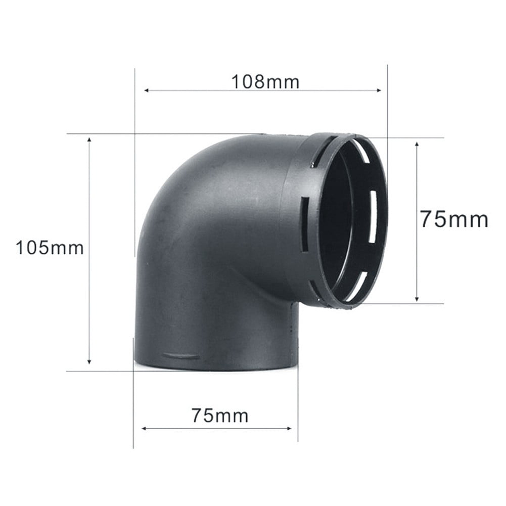 75Mm Air Diesel Heater Vent Ducting T Branch Splitter L Elbow Pipe Joiner Fangkenuo