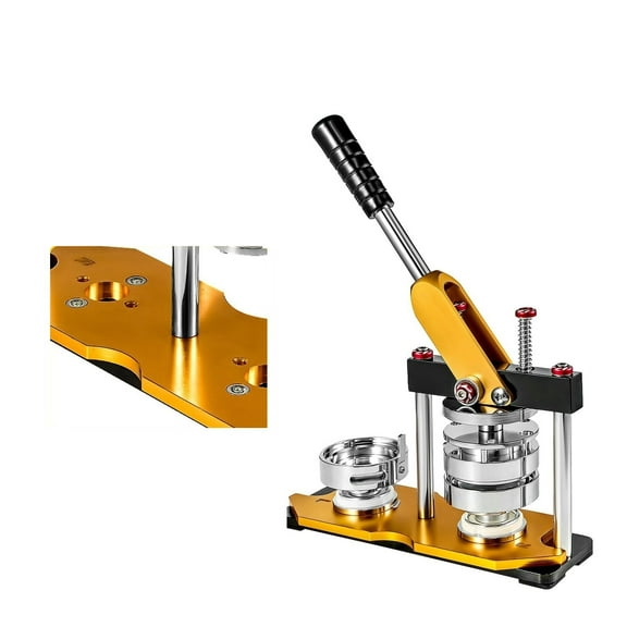 75Mm Button Badge Making Machine With 100 Sets Custom Metal Circle Button Maker ,Button Making Press Machine Mould ,Easy to Use