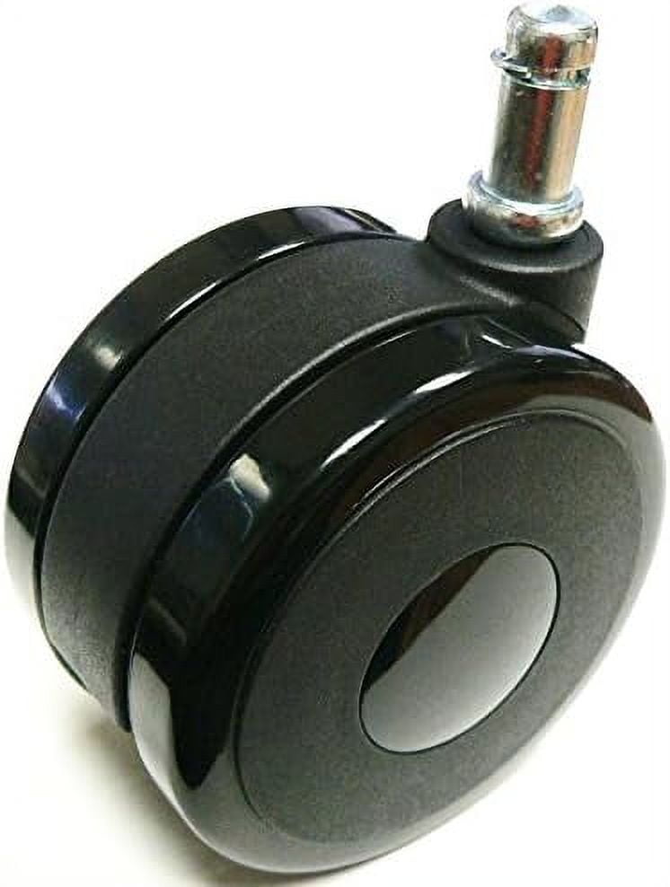 75Mm Soft Wheel Caster 5 Pack, Furniture Wheel, 7/16" X 7/8" 11Mm X 22Mm Grip Ring For Office