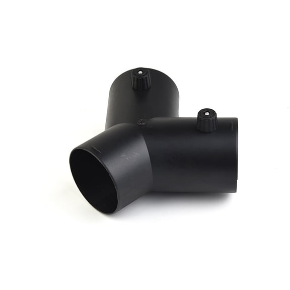 75Mm Y Branch Duct Splitter Outlet Connector W/ Regulator Flap Valve for Heater
