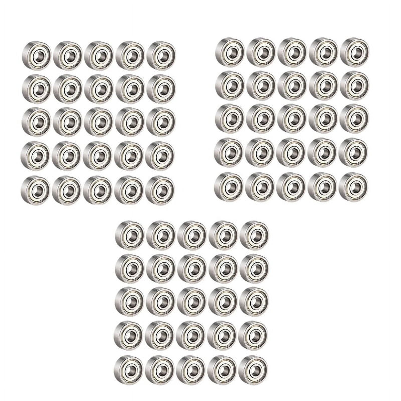 75Pcs 608 ZZ Ball Bearings, 608Zz Metal Double Shielded Miniature Deep Groove Skateboard Ball Bearings(8mm X 22mm X 7mm)