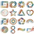 thumbnail image 1 of Neasyth 75 Pcs Anxiety Sensory Stickers Calm Stickers, Adhesive Textured Fidget School Office Supplies, 1 of 6