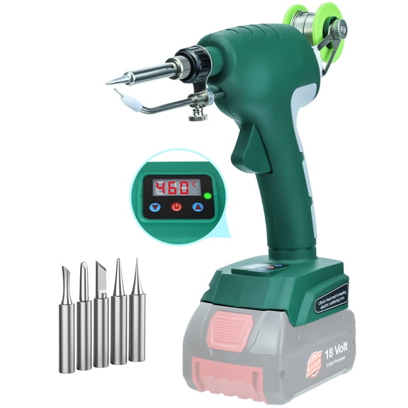 75W Electric Solder Gun Cordless Soldering Iron Kit With Digital Display Fast Welding Tools For Bos*ch 18V Battery (No Battery)