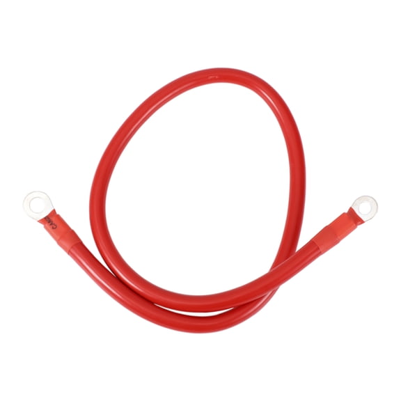 75cm 2AWG Battery Inverter Cable 3/8" 5/16" Battery Cable Tinned Copper Red OT Type 1 Pc