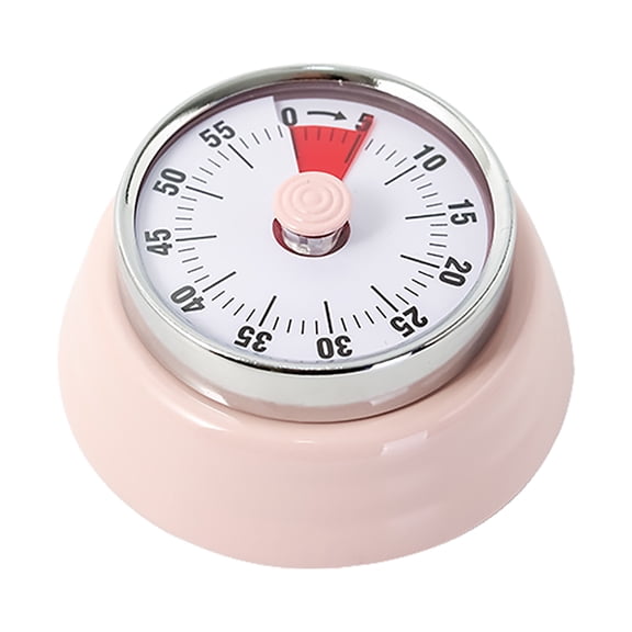 Cute Mechanical Timer for Kitchen 75dB Loud Alarm Portable Design with Magnetic Back Easy to Read Manual Dial Perfect Cooking and Egg Timer