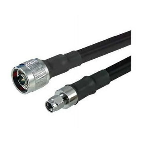 75ft LMR 400-series Equivalent Low Loss Cable, N-Male to RP-SMA-Male Connectors