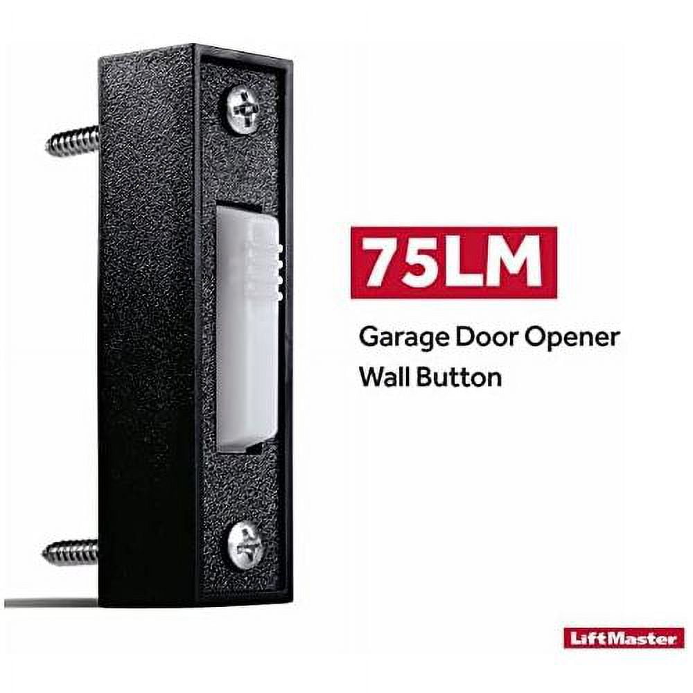 75lm wallmounted illuminated wired doorbell and garage door opener