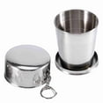 thumbnail image 1 of 75ml 140ml 240ml Folding Water Cup Camp Keychain Retractable Telescopic Collapsible, 1 of 21