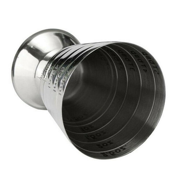 75ml Stainless Steel Measure Cup Jigger Shot Drink For Spirit Mixed Cocktail Beaker