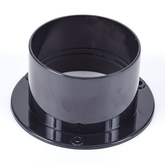 75mm ABS Straight Pipe Flange Ventilation Ducting Exhaust Pipe Connector