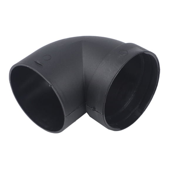 75mm Diesel Air Heater L-Shaped Duct Connector, High Temperature Resistant Plastic Elbow for Efficient Heat Distribution, for Parking Caravan Heater Systems, Black