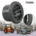 thumbnail image 1 of 75mm Diesel Heater Duct Hose Pipe Air Vent Outlet Rotatable Black, 1 of 9