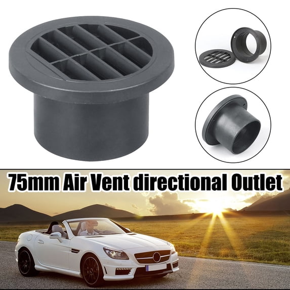 75mm Diesel Heater Ducting Duct Warm Air Vent directional Outlet For Webasto