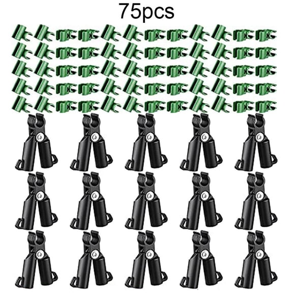 75pcs Adjustable Plant Garden Trellis Connector Buckle Clips Greenhouse 11mm