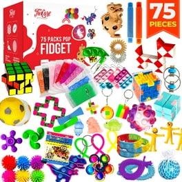 Giggle Zone 24 Piece Fidget Box, Novelty Toys with Storage Container-Series  2 - Children Ages 3+