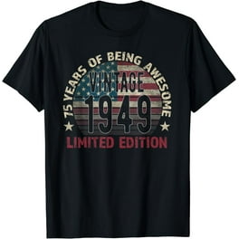 70th Birthday Gift Vintage Usa Flag 1949 T-Shirt Design 70th Birthday Gift Vintage Usa Flag 1949 T-Shirt Design