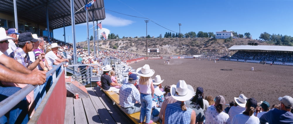 75th Ellensburg Rodeo Labor Day Ellensburg Washington Canvas Art - Panoramic Images (27 x 9)