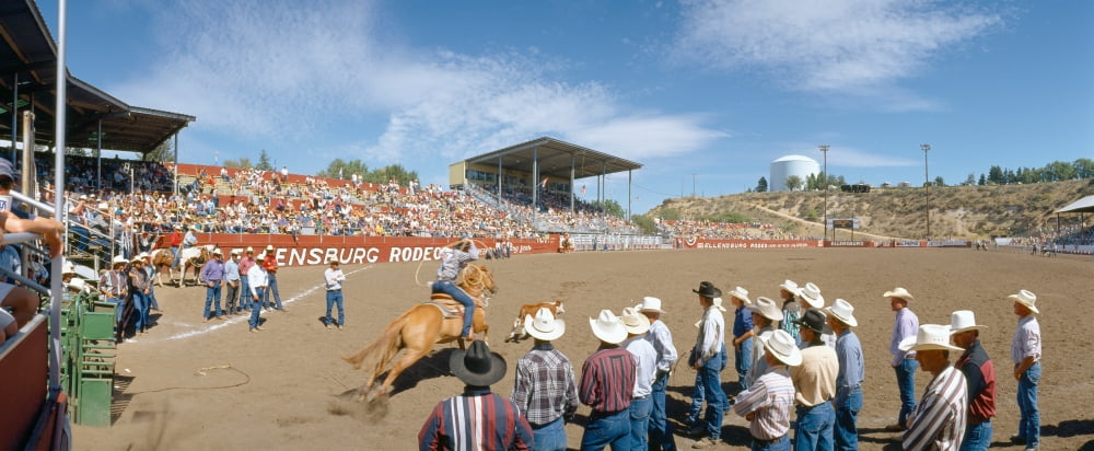 75th Ellensburg Rodeo Labor Day Ellensburg Washington Canvas Art - Panoramic Images (27 x 9)