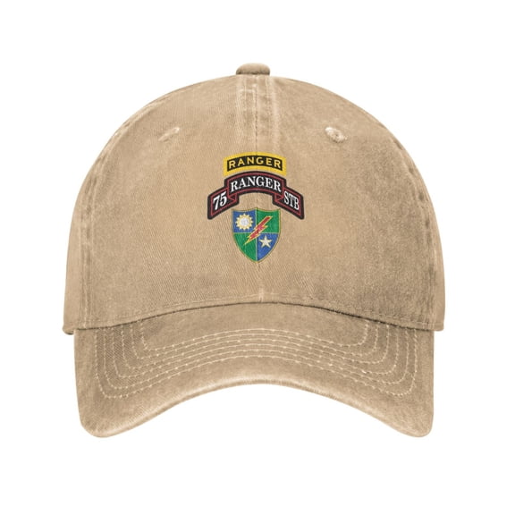 75th Ranger Regiment Special Troops Battalion (Stb) Unisex Adult Washed Denim Cotton Sport Outdoor Baseball Cap Adjustable Cowboy Baseball Hat