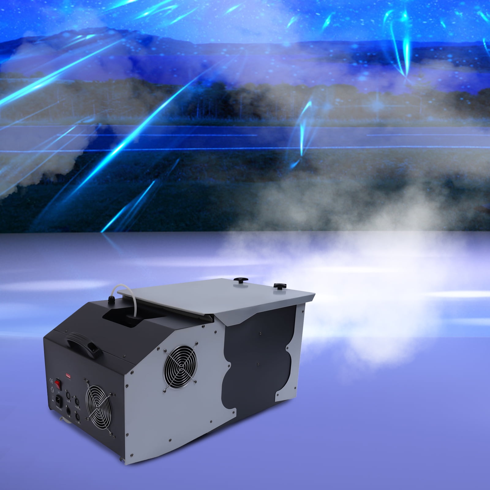 76*40.5*38cm 1500W Low Lying Smoke Fog Machine DMX DJ Stage Fogger for Large Stage Performances Parties