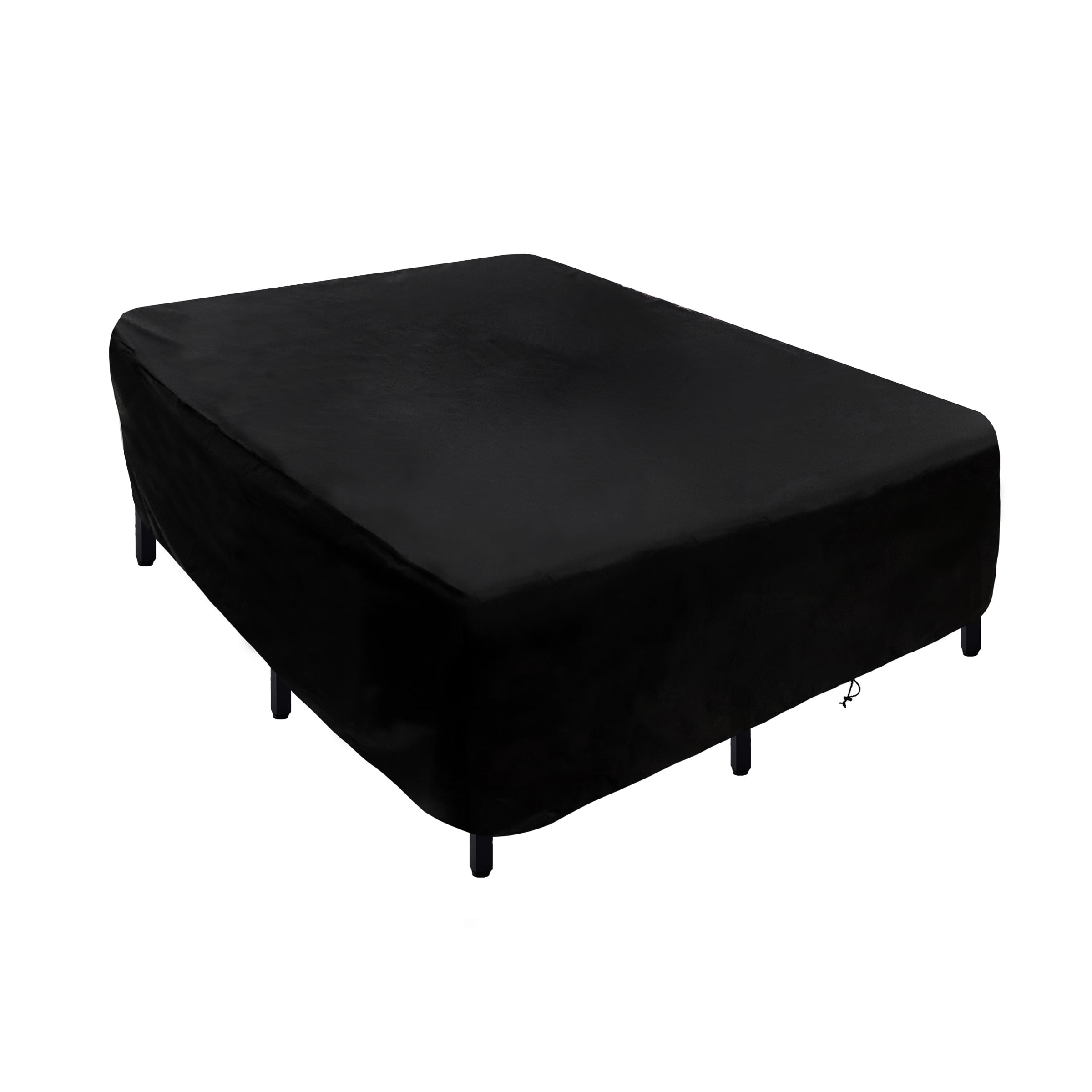 76" Black Waterproof Polyester Outdoor Furniture Cover
