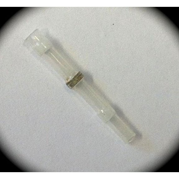 76-HISBC26 Pack of (10) HEAT SHRINK INSULATED SOLDER BUTT CONNECTOR 26-24AWG WATERPROOF INTERNAL FLUXED SOLDER RING - 76-HISBC26