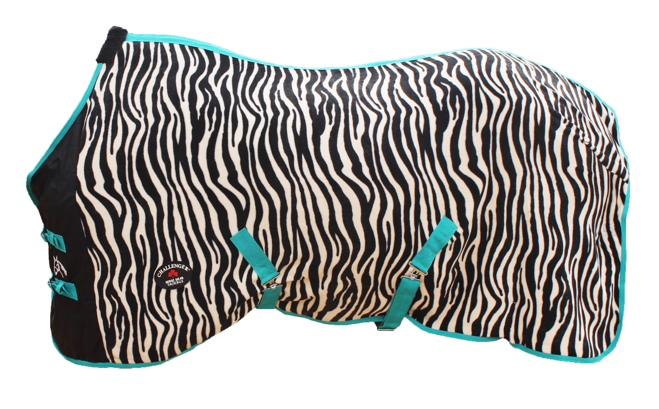 76" Horse Sheet Polar FLEECE COOLER Exercise Blanket wick Zebra 4340