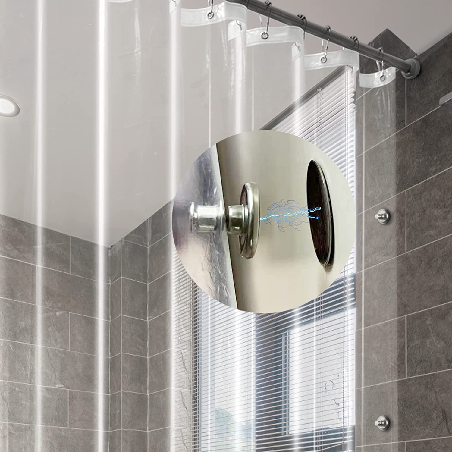 76 Long Shower Curtain