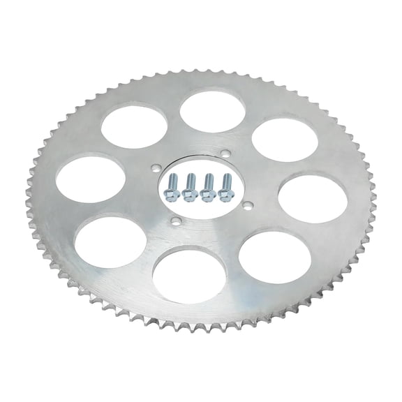 76 Tooth Rear Chain Sprocket ID 76mm for 428 Chain SSR Apollo Thumpstar Taotao Coolster 70cc 90cc 110cc 125cc 140cc 150cc 160cc 200cc 250cc Pit Dirt Bike Trail ATV Mini Bike Scooter Motorcycle