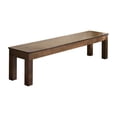 thumbnail image 1 of 76" Unpadded Storage Bench Whiskey, 1 of 3