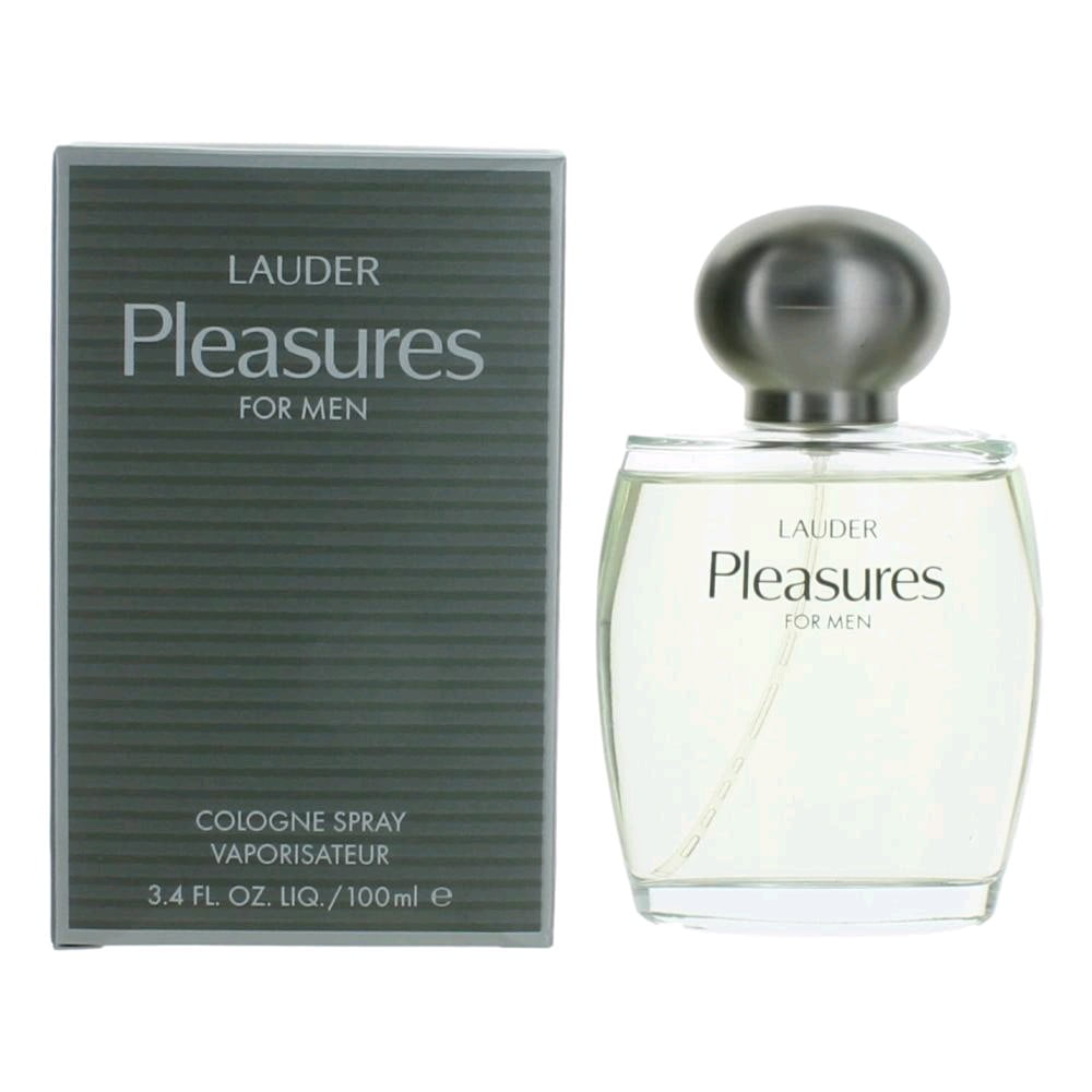 ($76 Value) Estee Lauder Pleasures EDT , for Men, 3.4 Oz