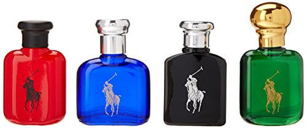 Ralph Lauren Polo Mini Cologne Gift Set for Men 4 Scents 0.5 oz each