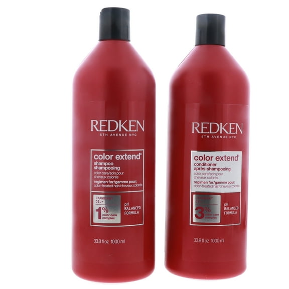 ($76 Value) Redken Color Extend Shampoo And Conditioner 33.8 oz/1000 ml Set
