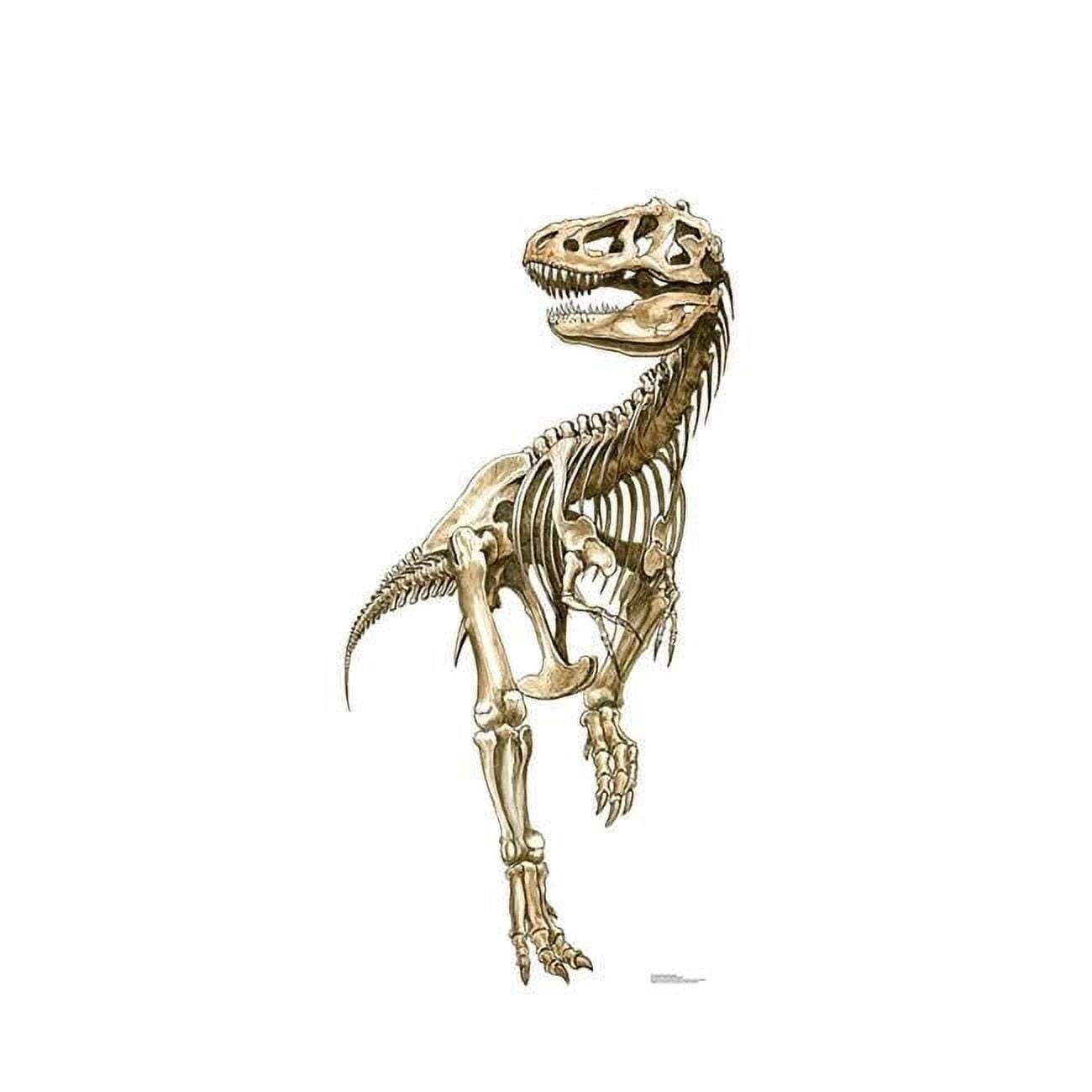 Life-Size Tyrannosaurus Rex Skeleton Cardboard Stand-Up
