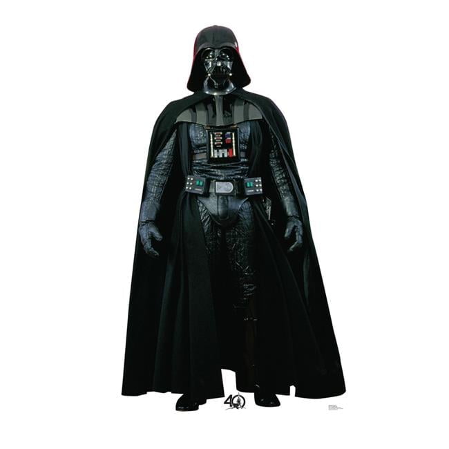 76'' Black Cardboard Darth Vader Standup