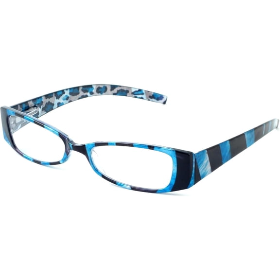 760 Leopard Animal Print Reading Glasses WomenÆs Trendy Readers Designer Chic Eyeglasses w/Matching Slip In Case