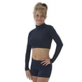 thumbnail image 1 of (Price/each)Pizzazz 7600 Adult Crop Top-GOL-AL, 1 of 4