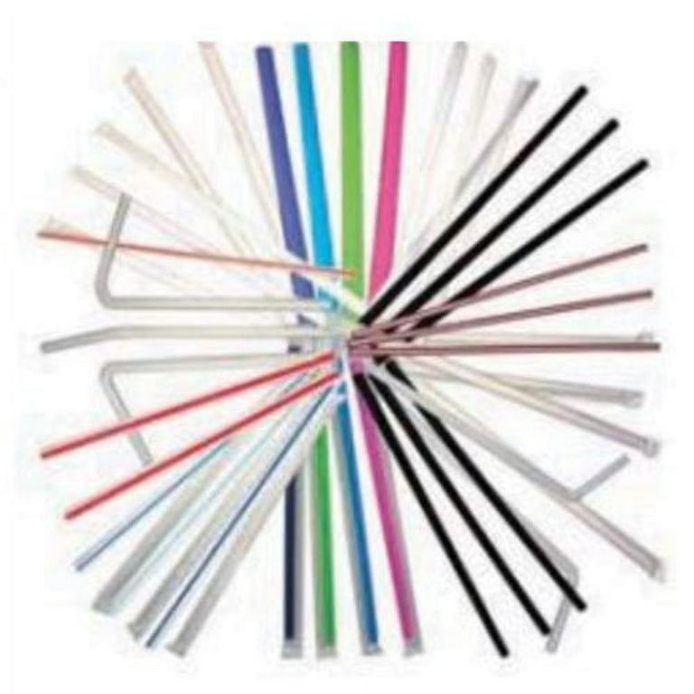 Wrapped Flex Straws, 7.75 Wrapped Flex Straws, 7.75