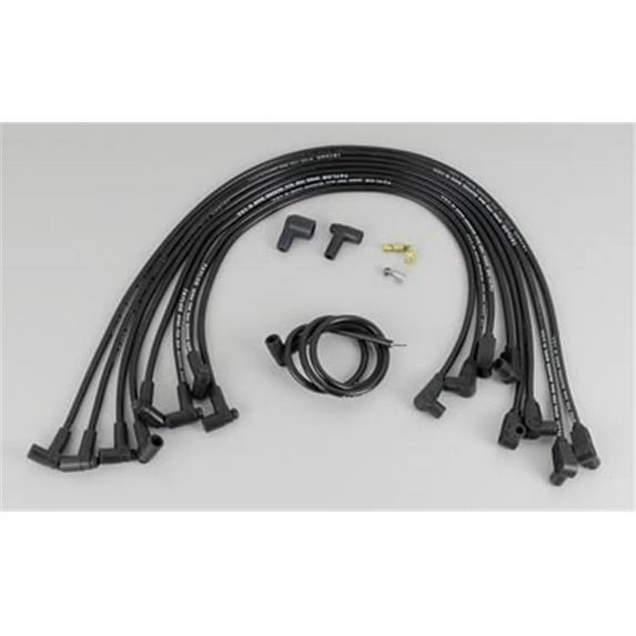 76030 8 mm. Black Wire Core Spark Plug Set