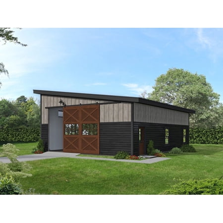763-15009: Barn & outbuilding Garage 0 Bed, 0 Bath Luxury Home Plan, 0 Sq Ft: Full Blueprints with License to Build by Home Plan Marketplace - Lesuto