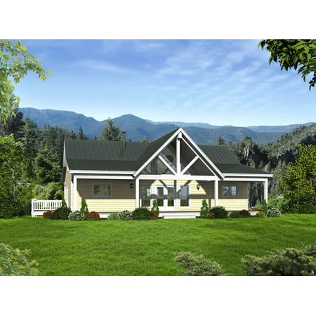 763-2760: Farmhouse Country 3 Bed, 4 Bath Luxury Home Plan, 2000 Sq Ft: Full Blueprints with License to Build by Home Plan Marketplace - Lesuto