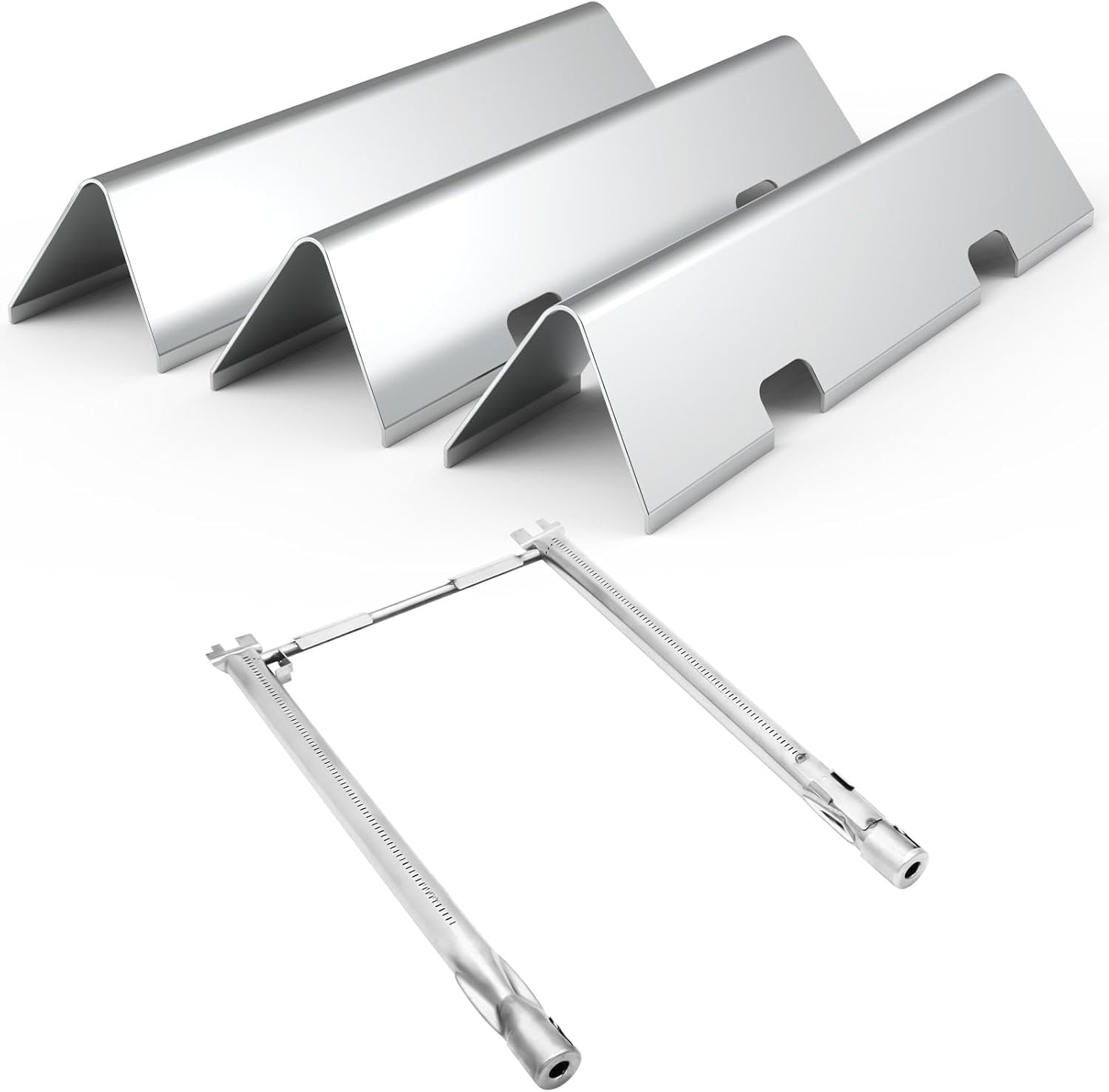 Qulietal Barras Aroatizantes SUS304 7636 Para Weber GS4 Spirit II 300, Spirit E-310, Spirit II