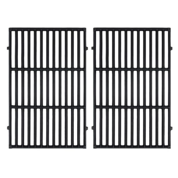 7638 Grill Grates for Weber Spirit 300 310 315 320 330, 17.5x12 Cast Iron Grates for Genesis 1000-3500, Genesis Gold Silver Platinum B/C, Spirit 700, Weber 900, Replace Grill Parts 7639 65906