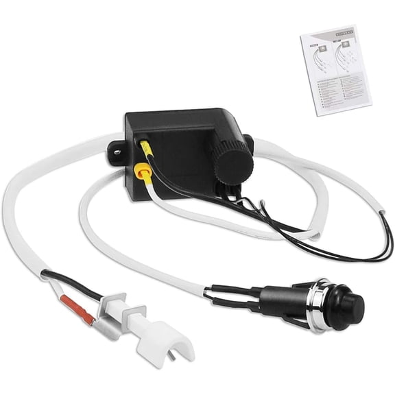 7642 Grill Igniter Button for Weber Spirit 210 & Spirit 310 Grill Models with Up Front Controls (Model Years 2013 and Newer), Igniter Kit for Models E-210, S-210, E-310, SP-310