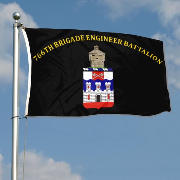 766th Brigade Engineer Battalion 38th Infantry Division US Army Flag 3x5Feet Outdoor Indoor Decoration Flag with Brass Grommets