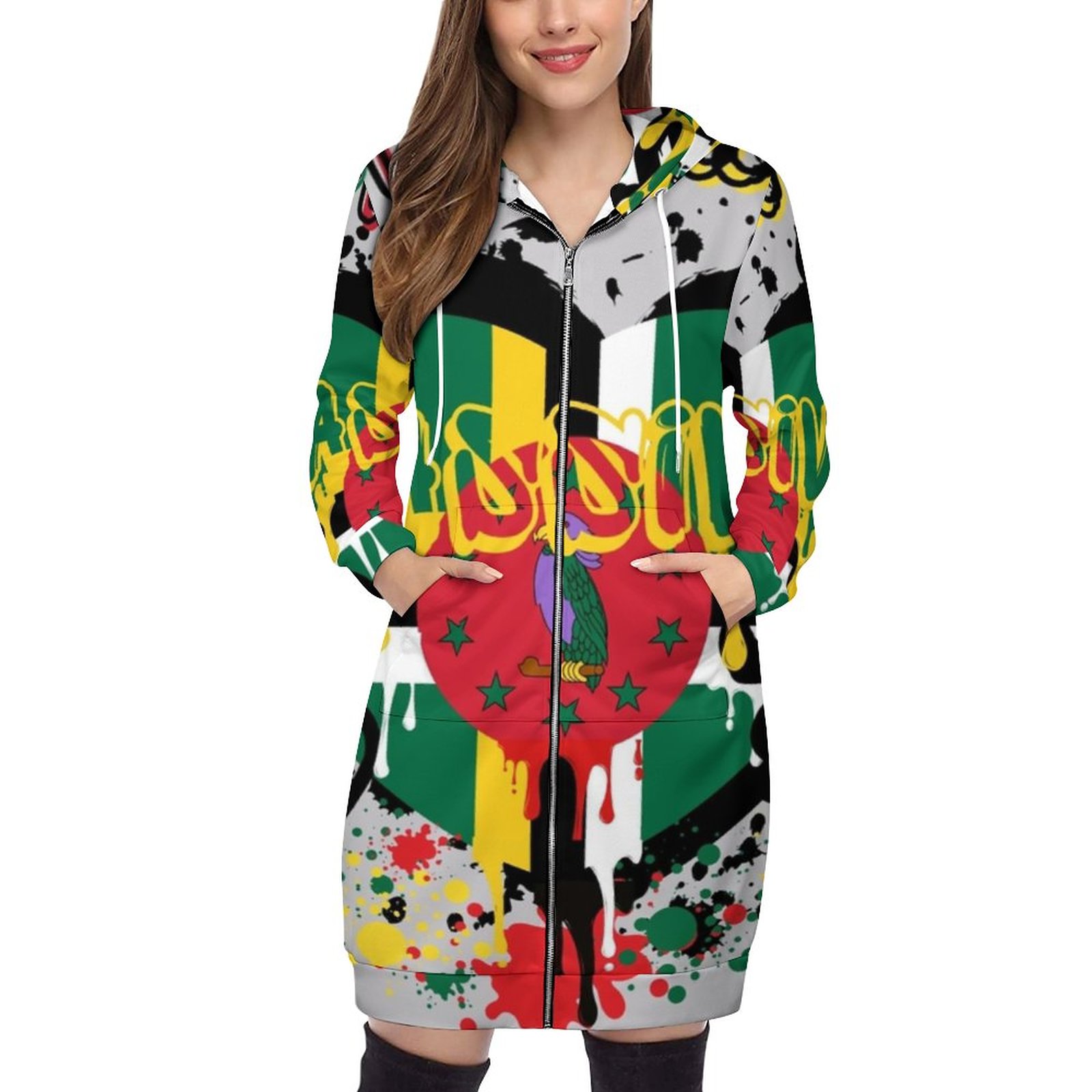 767 Dominica Massive Fashion Women'S Hoodies New Casual Hooded