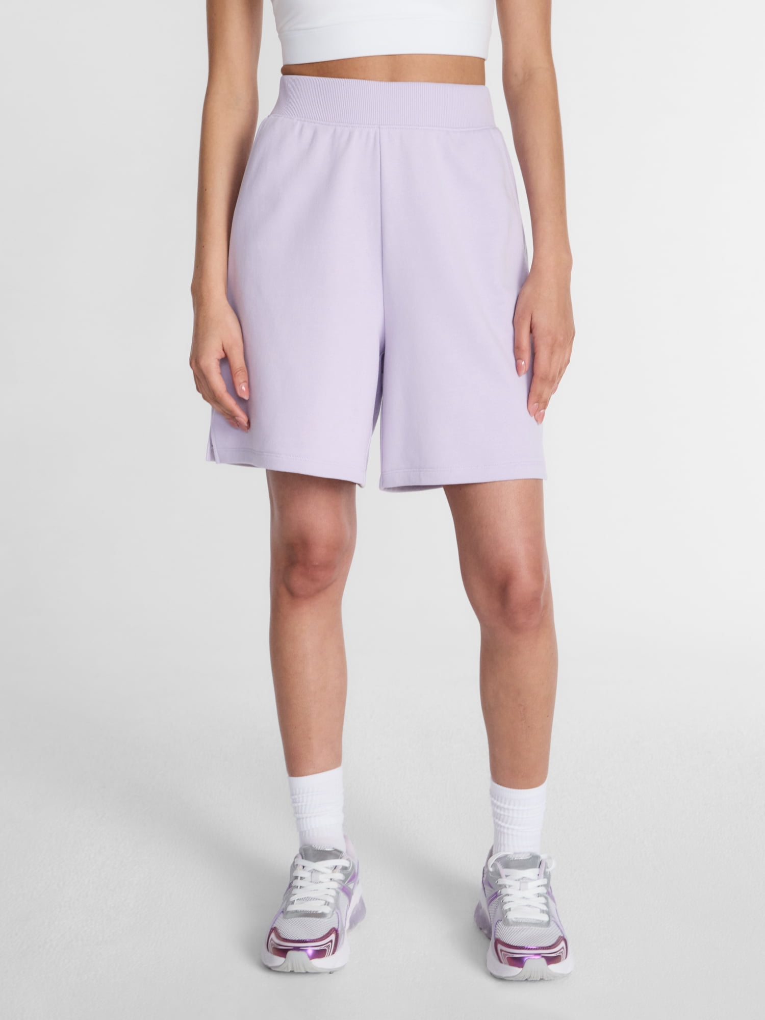 Athletic Works Women's and Women's Plus Bermuda Shorts, 7'' Inseam, Sizes XS-4X